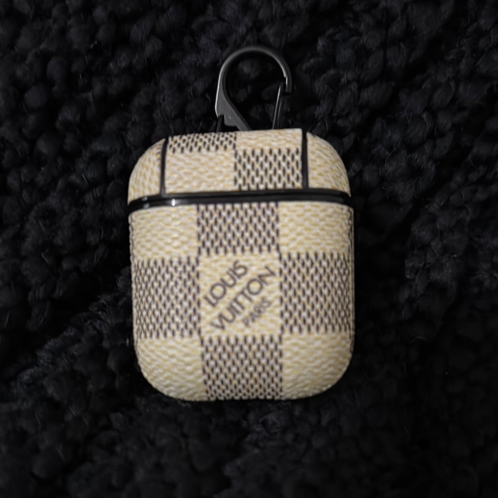 LV Checkered AirPods Case